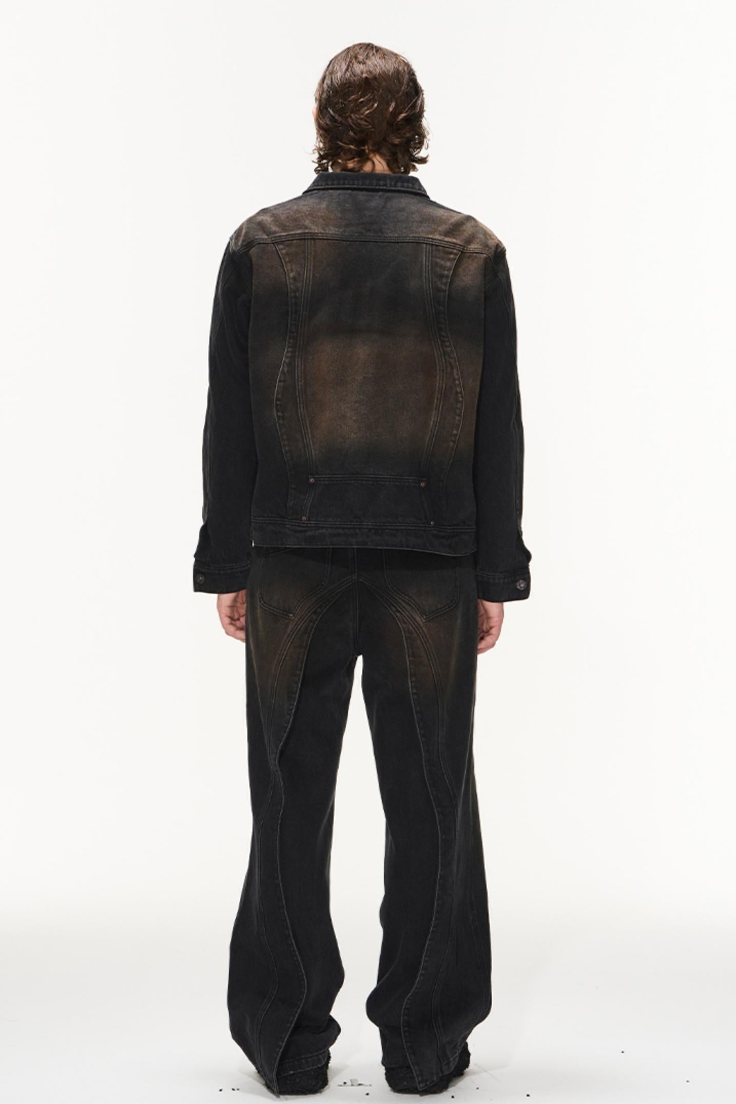 Aged Fall Denim Jacket