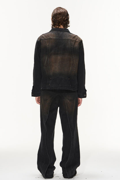 Aged Fall Denim Jacket