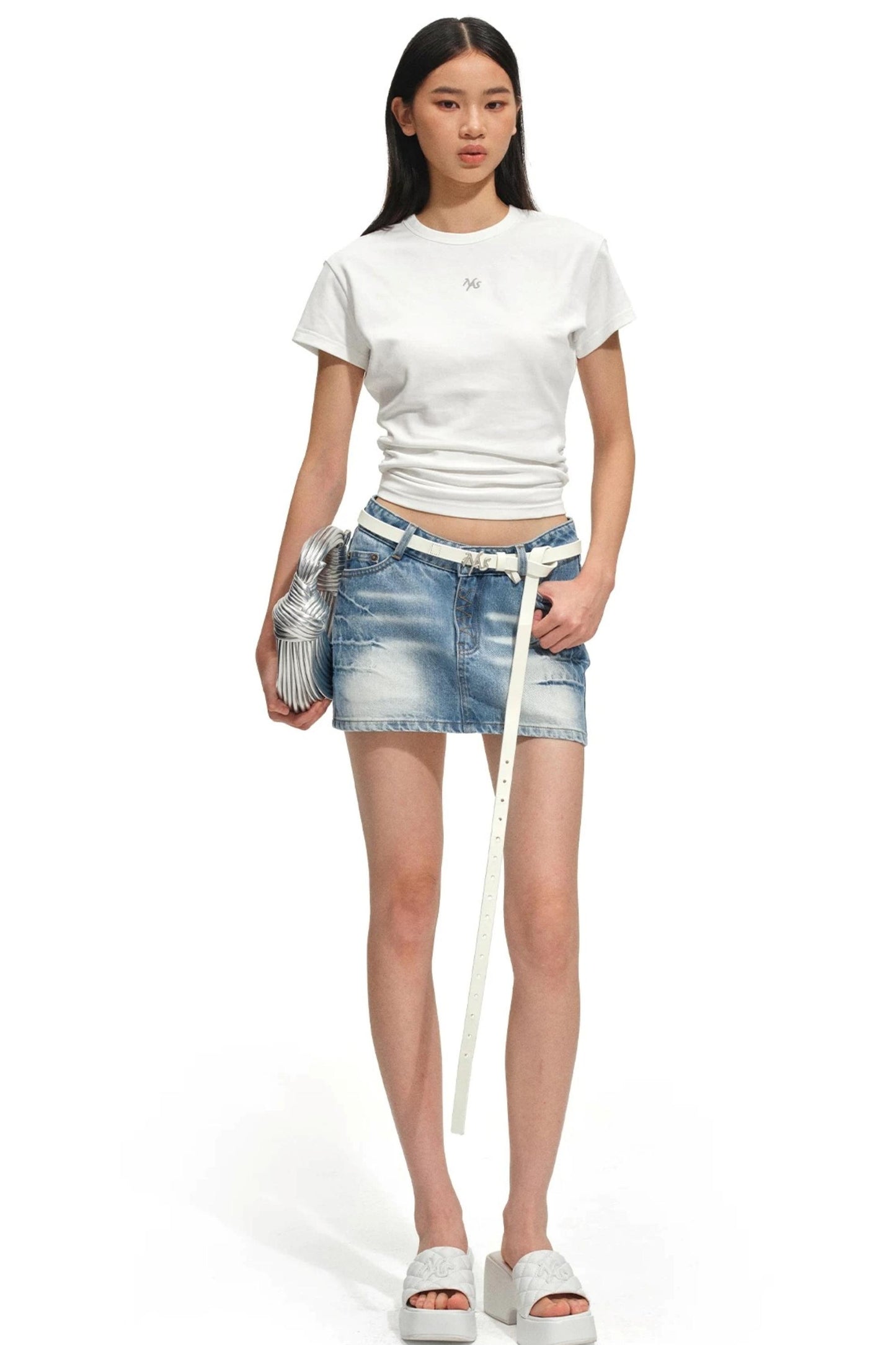Classic Hourglass Embroidery Top
