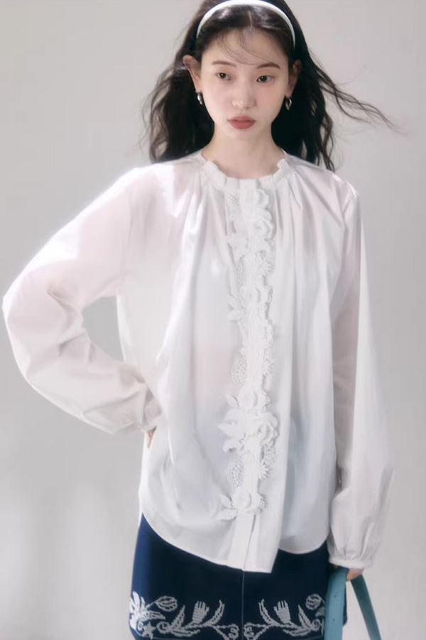 Jasmine Floral Lace Blouse