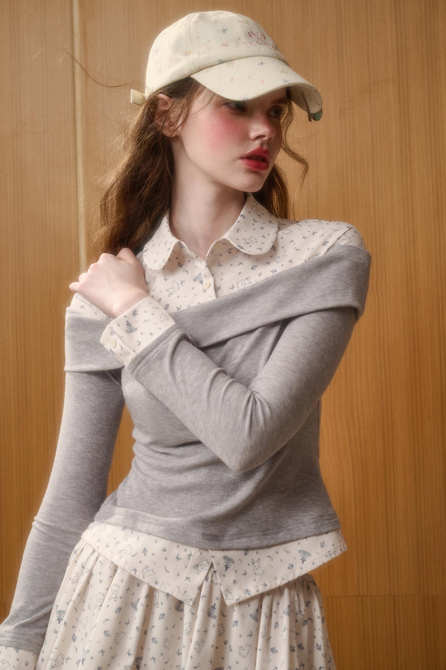 Milky Way Print Skirt Set-Up