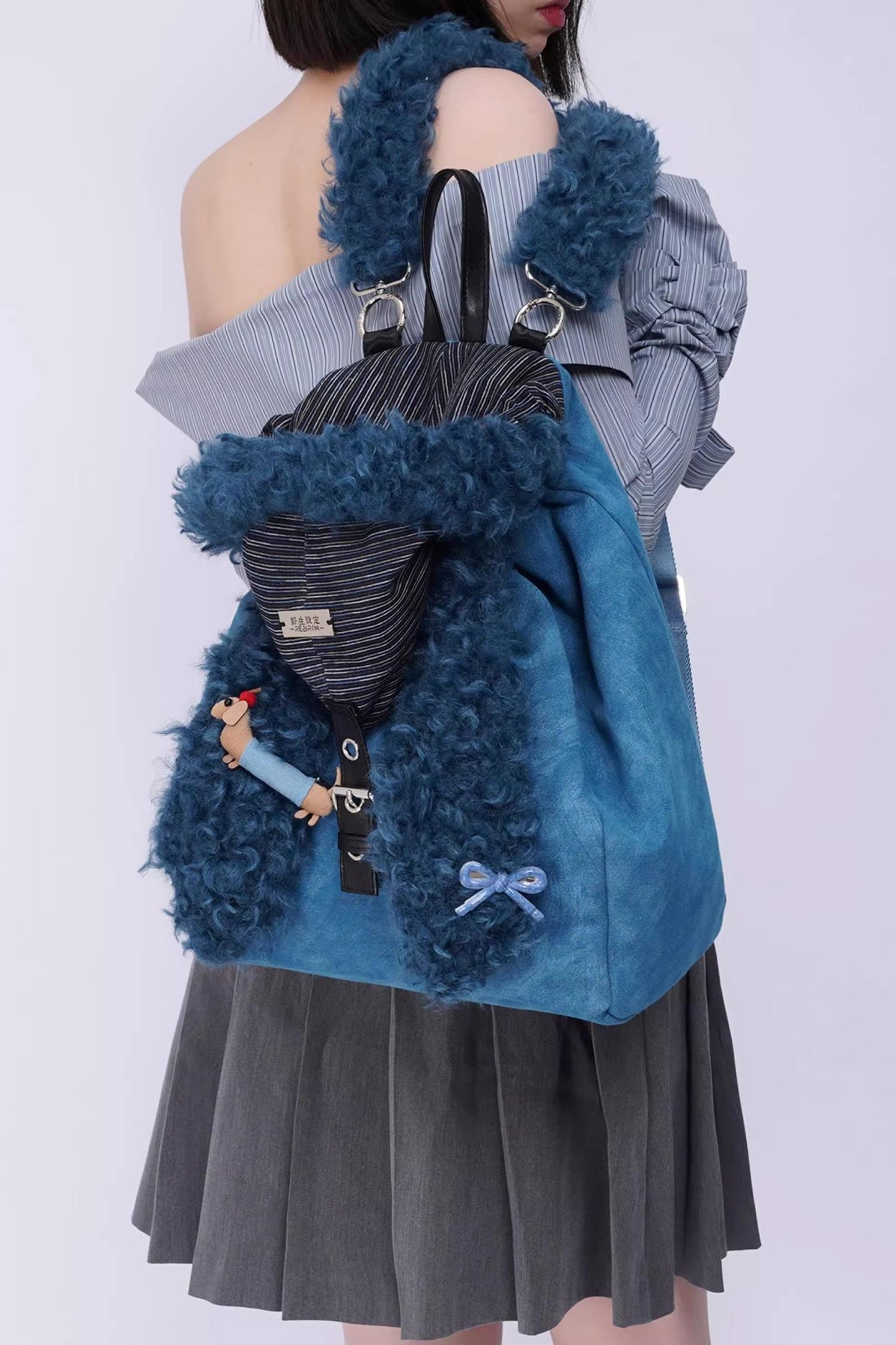 Ear Furry Crossbody Bag