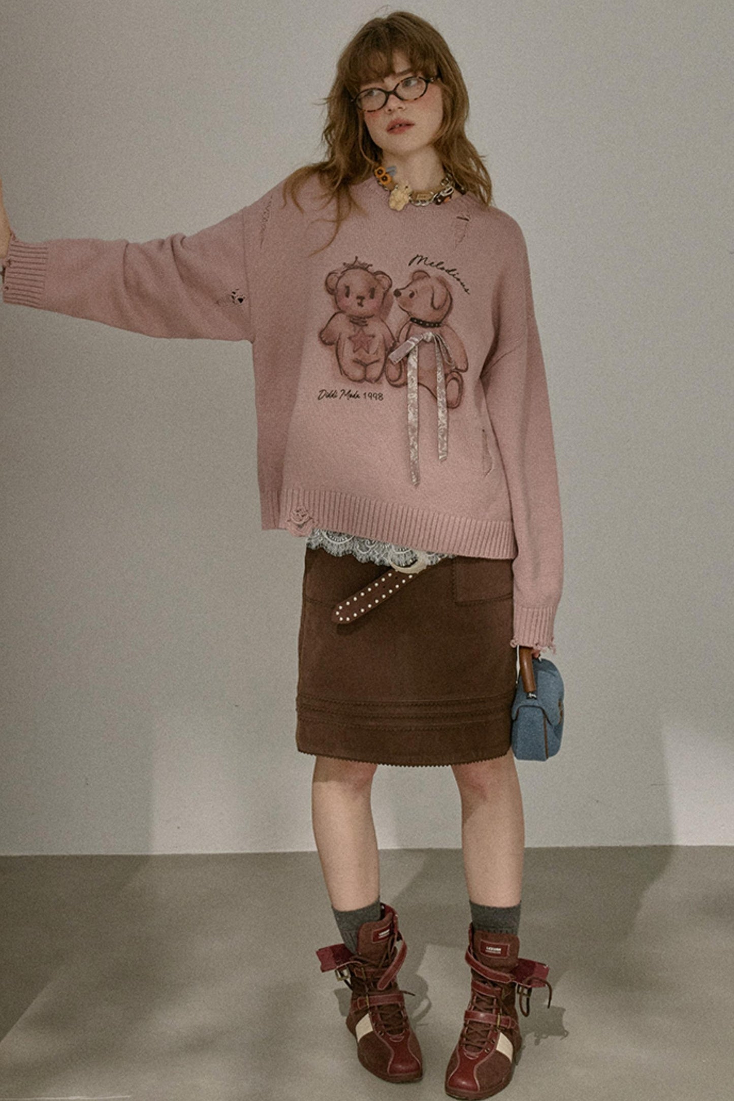 Winter Straight Leather Skirt