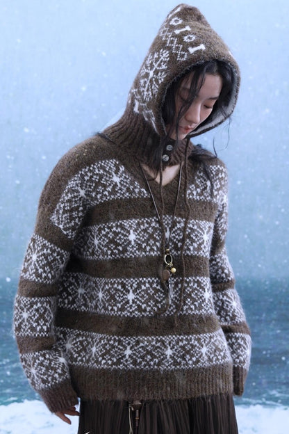 Fair Isle Latte Sweater