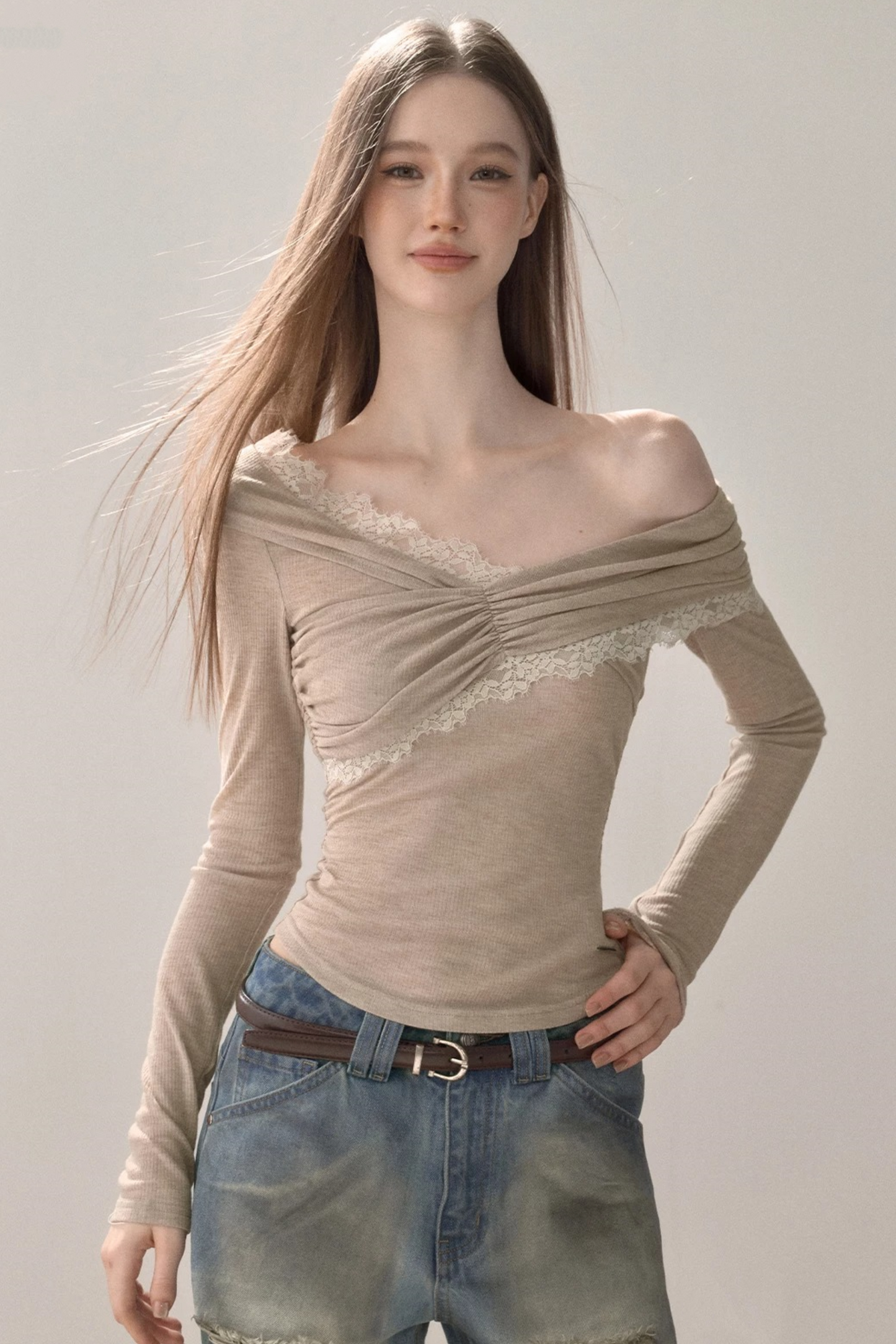 Sexy Off-Shoulder Lace Top