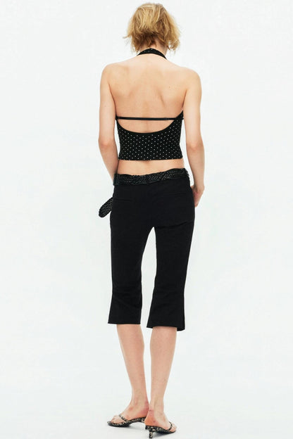 Color-Block Halter Camisole Top