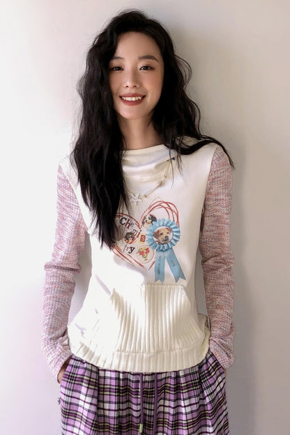 Childish Love Hooded Sweatshirt