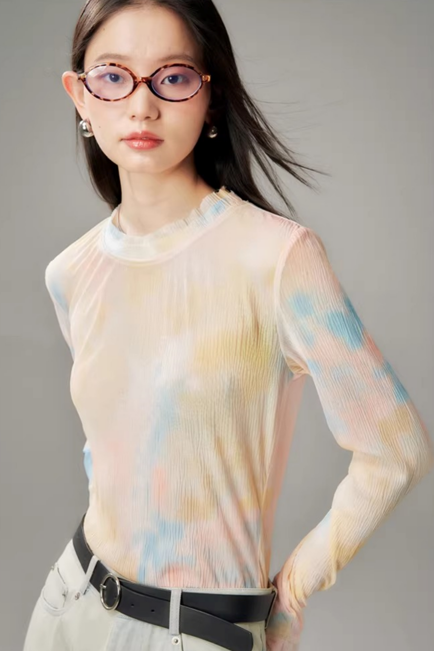 Gradient Mesh Blouse