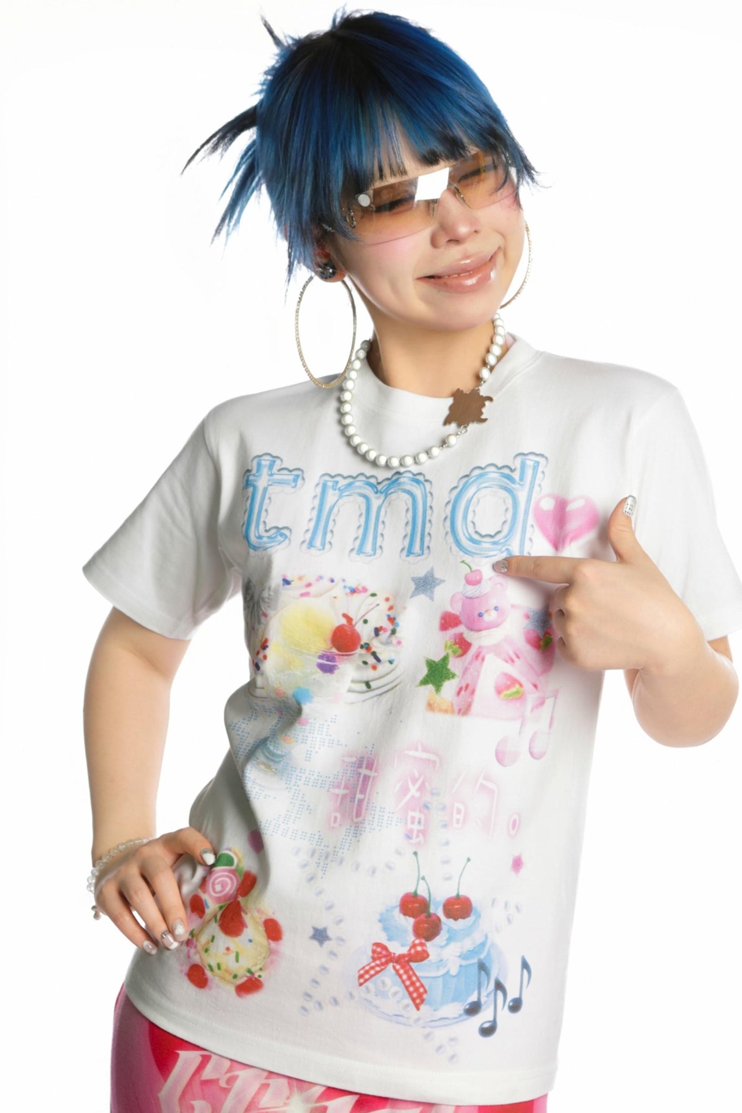 Sweet Cotton Shoulder T-Shirt