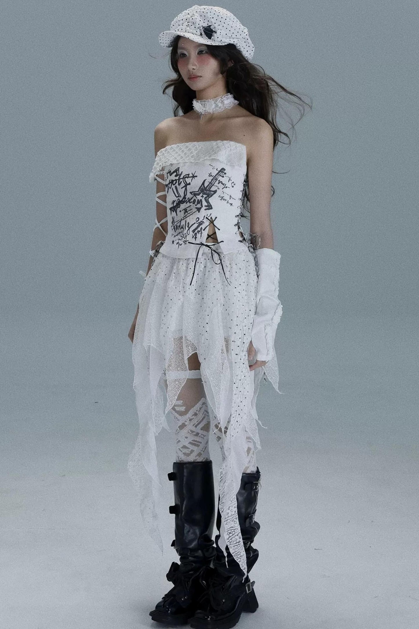 Nightmare Endgame Y2K Skirt