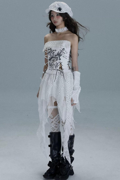 Nightmare Endgame Y2K Skirt