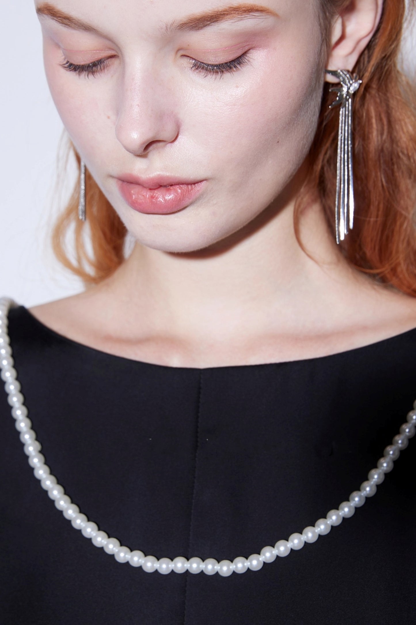 Annual Platinum Swallow Earrings