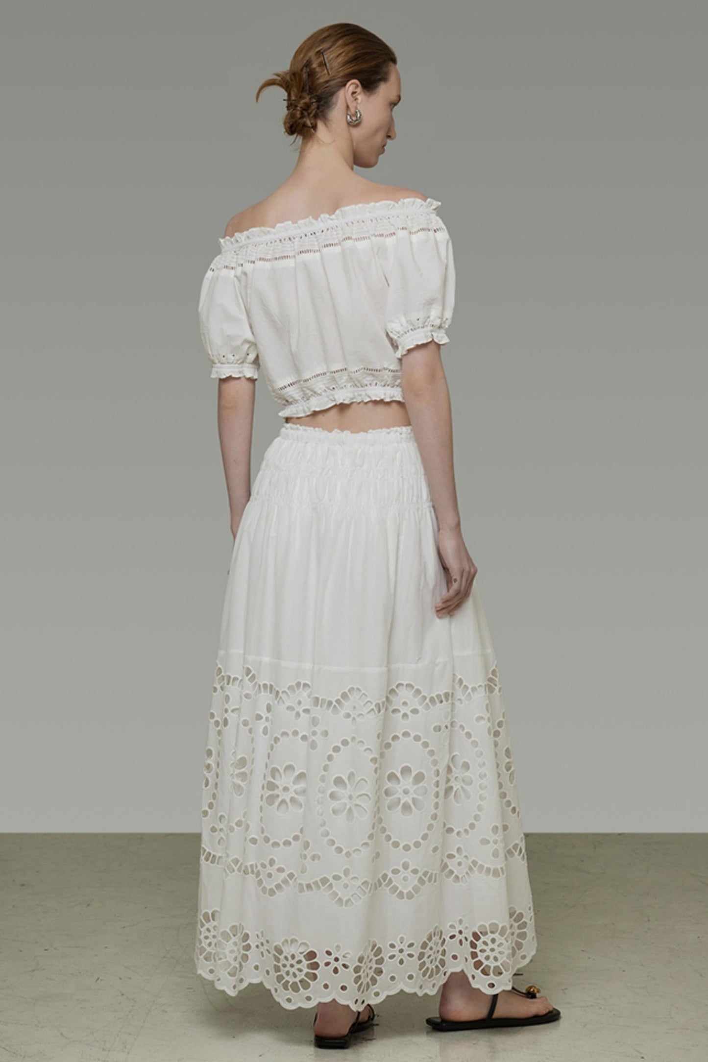 One-Shoulder Summer Skirt Top Set-Up