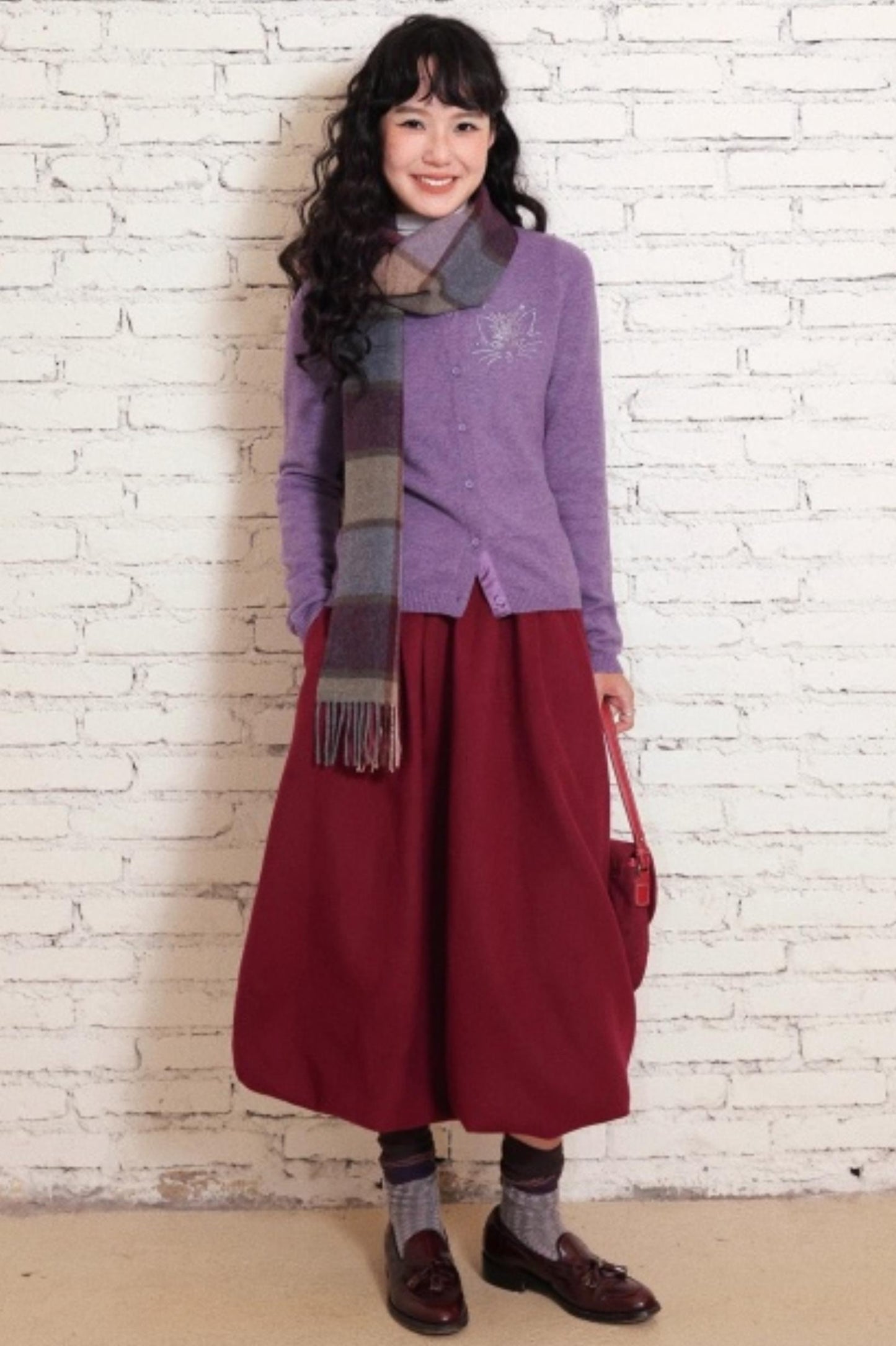 Little Cat Patchwork Cardigan