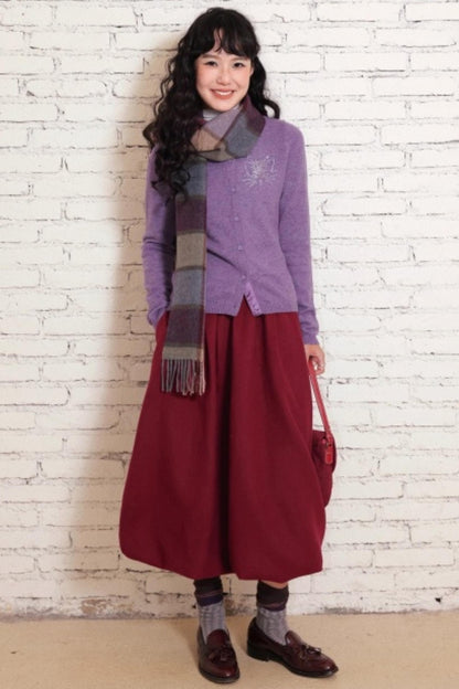 Little Cat Patchwork Cardigan