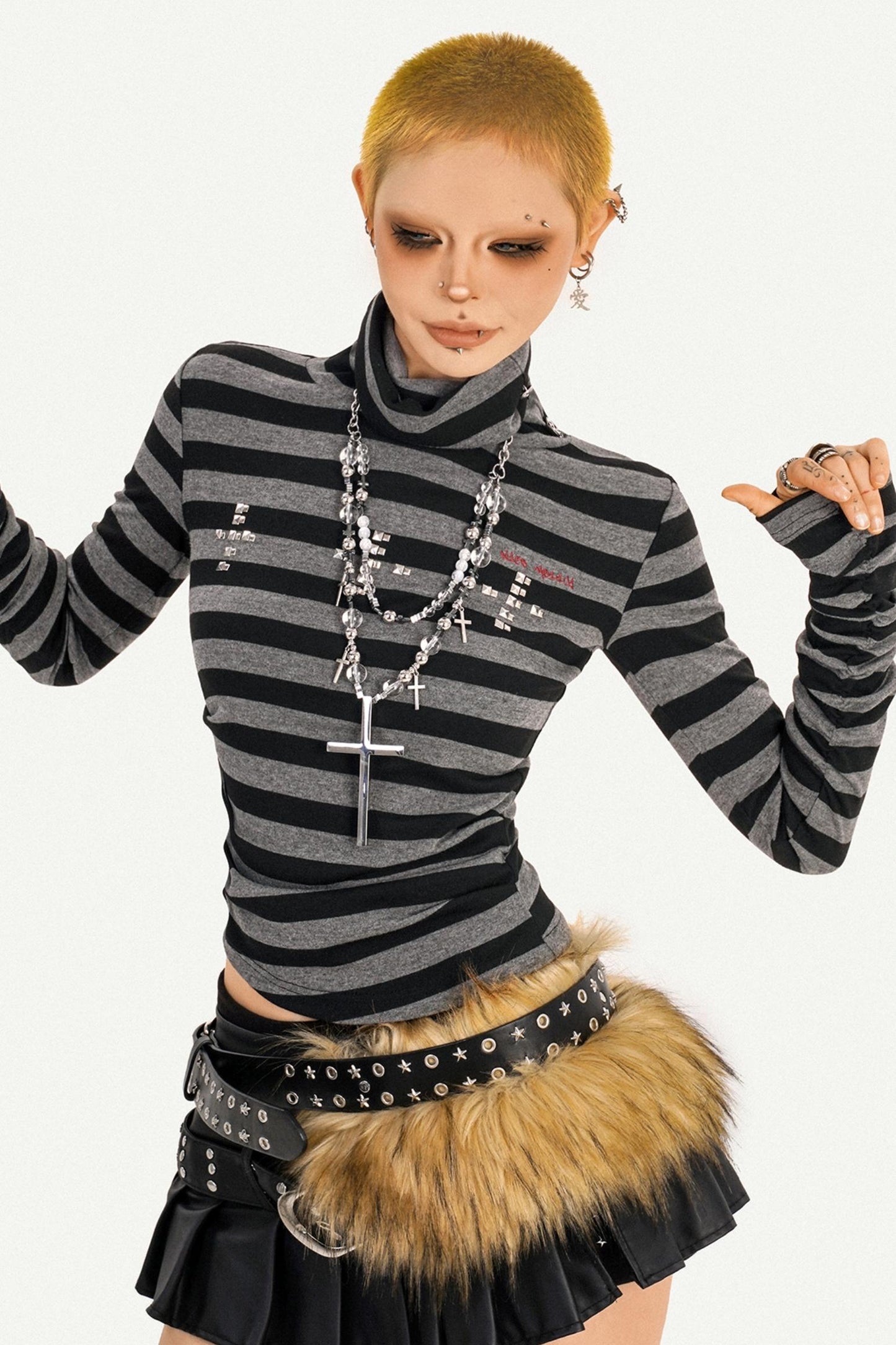 American Girl Striped Long-Sleeve Shirt