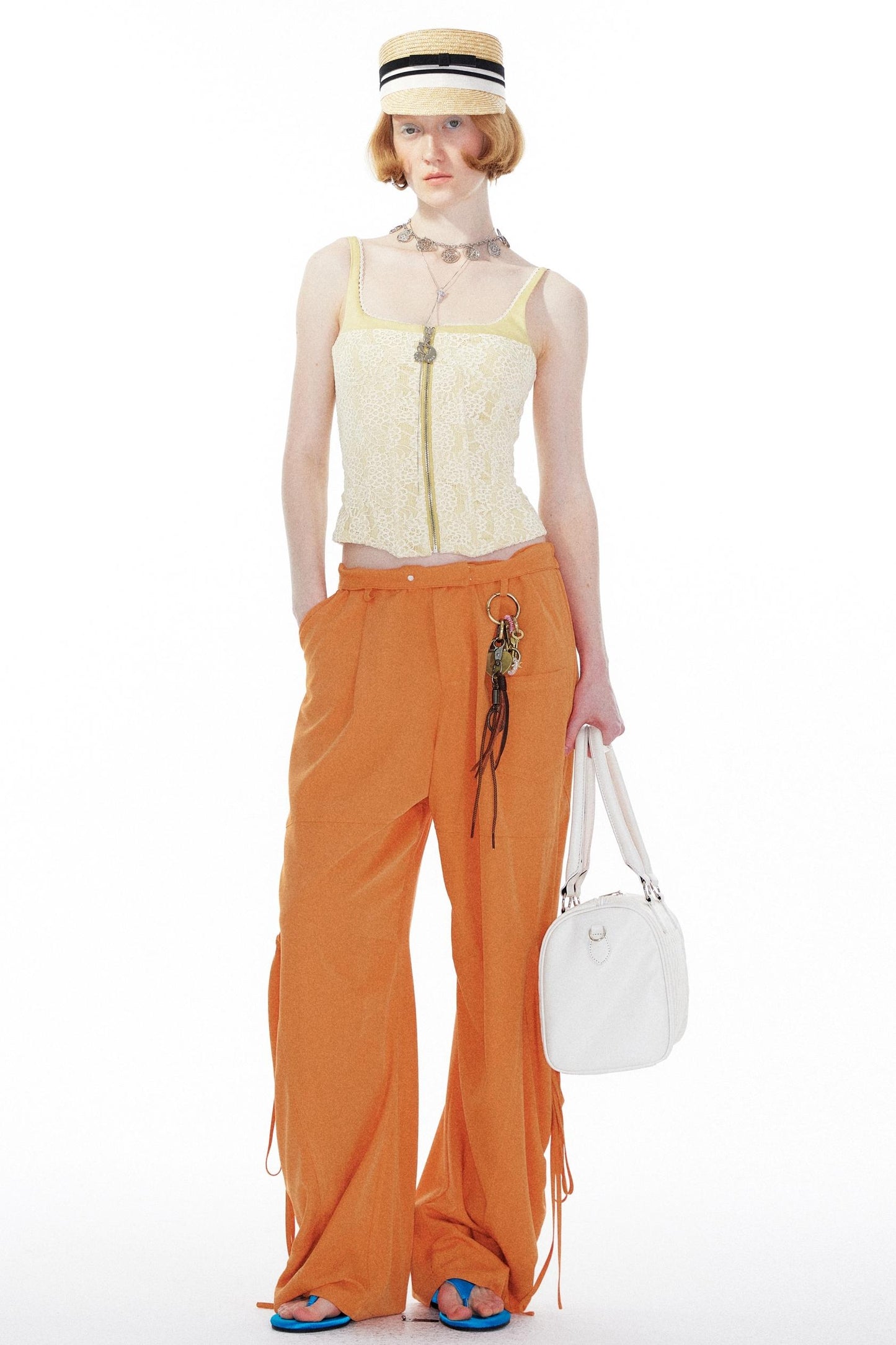 Light Yellow Lace Camisole