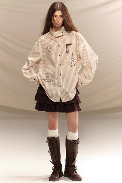 Vintage Pin Striped Shirt