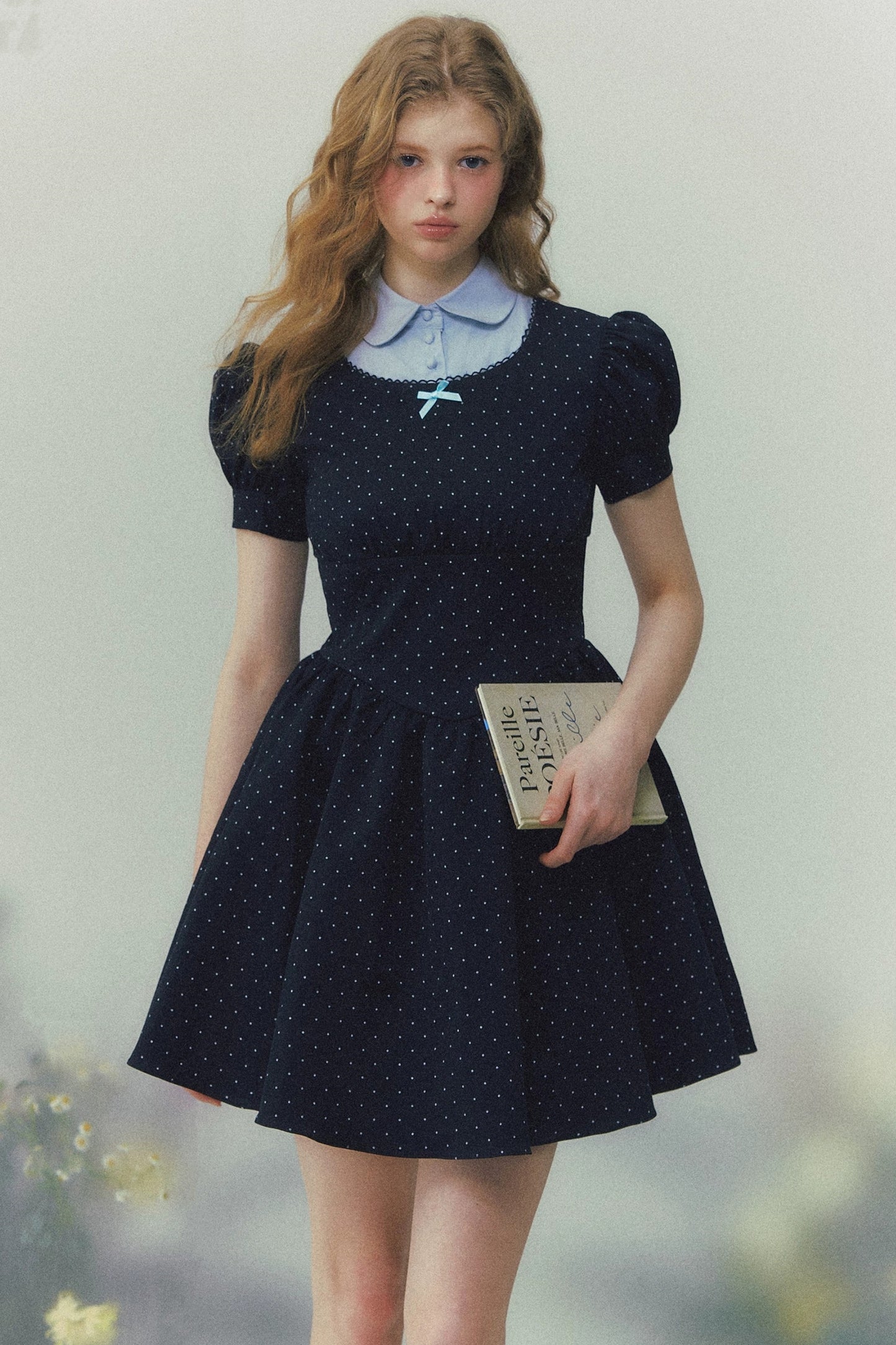 Robe Princesse Rétro à Pois