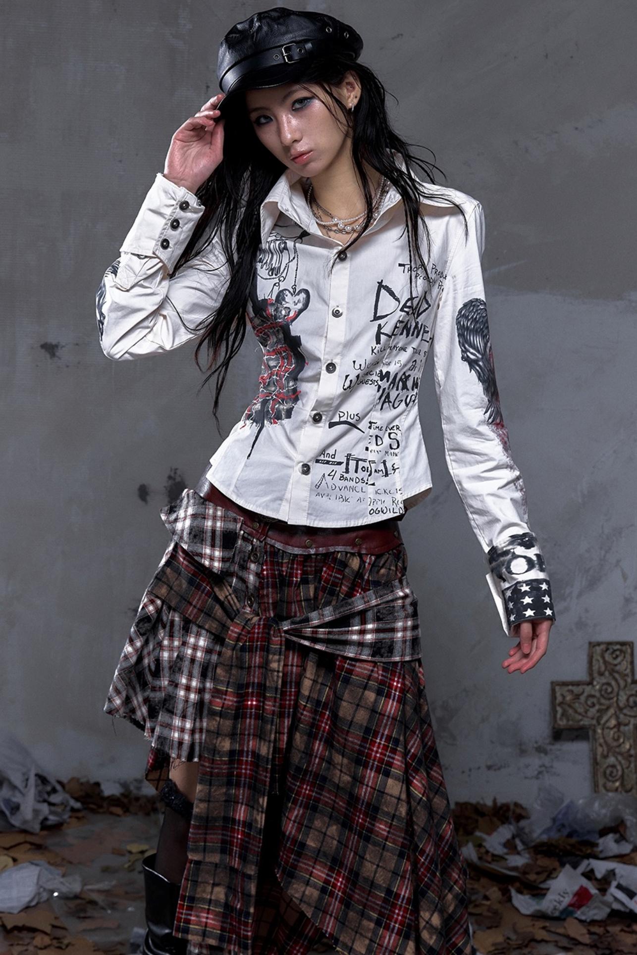 Vintage Rebel Slim Fit Long Sleeve Shirt