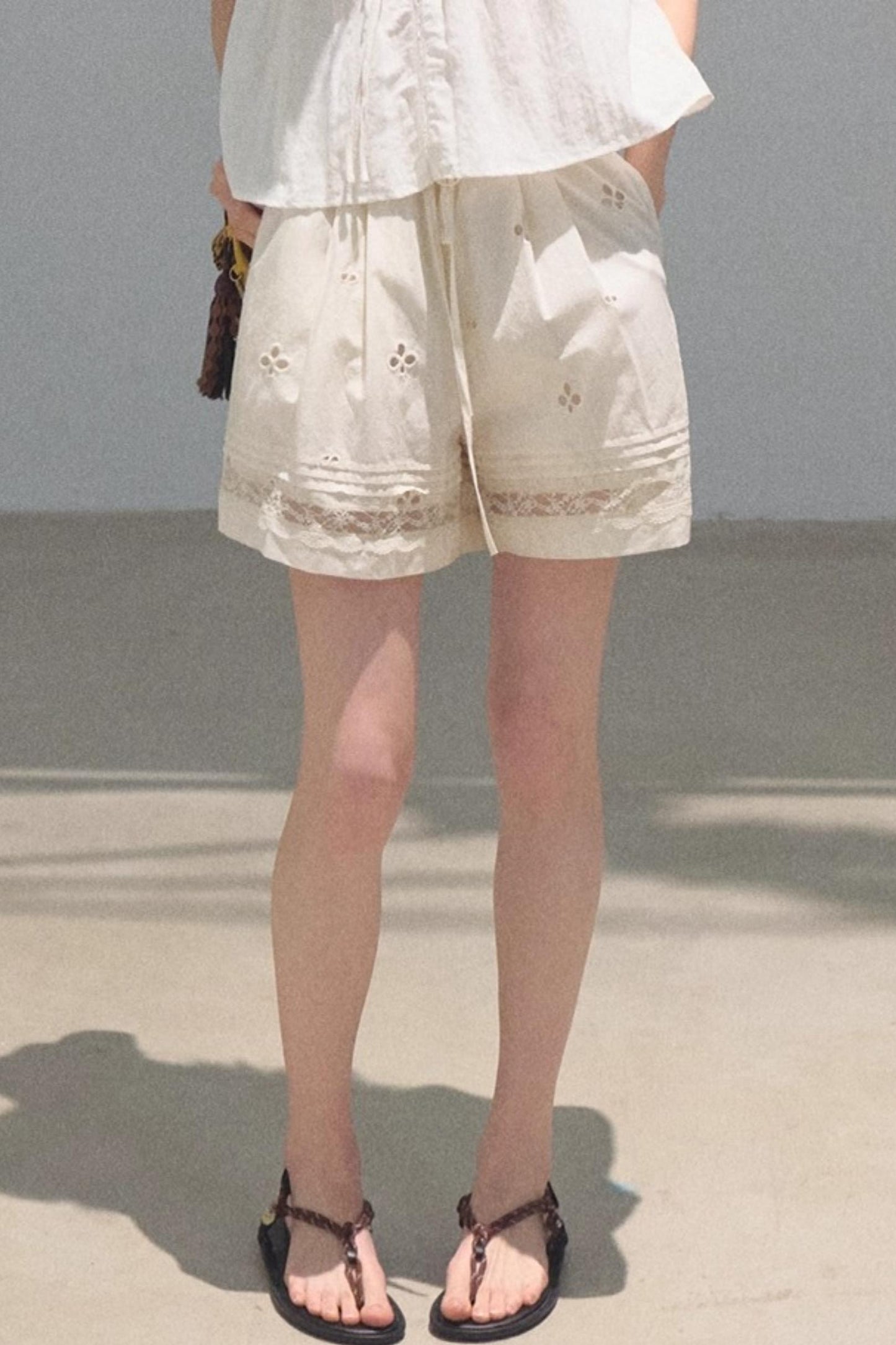 Summer Rome Cut-Out Shorts