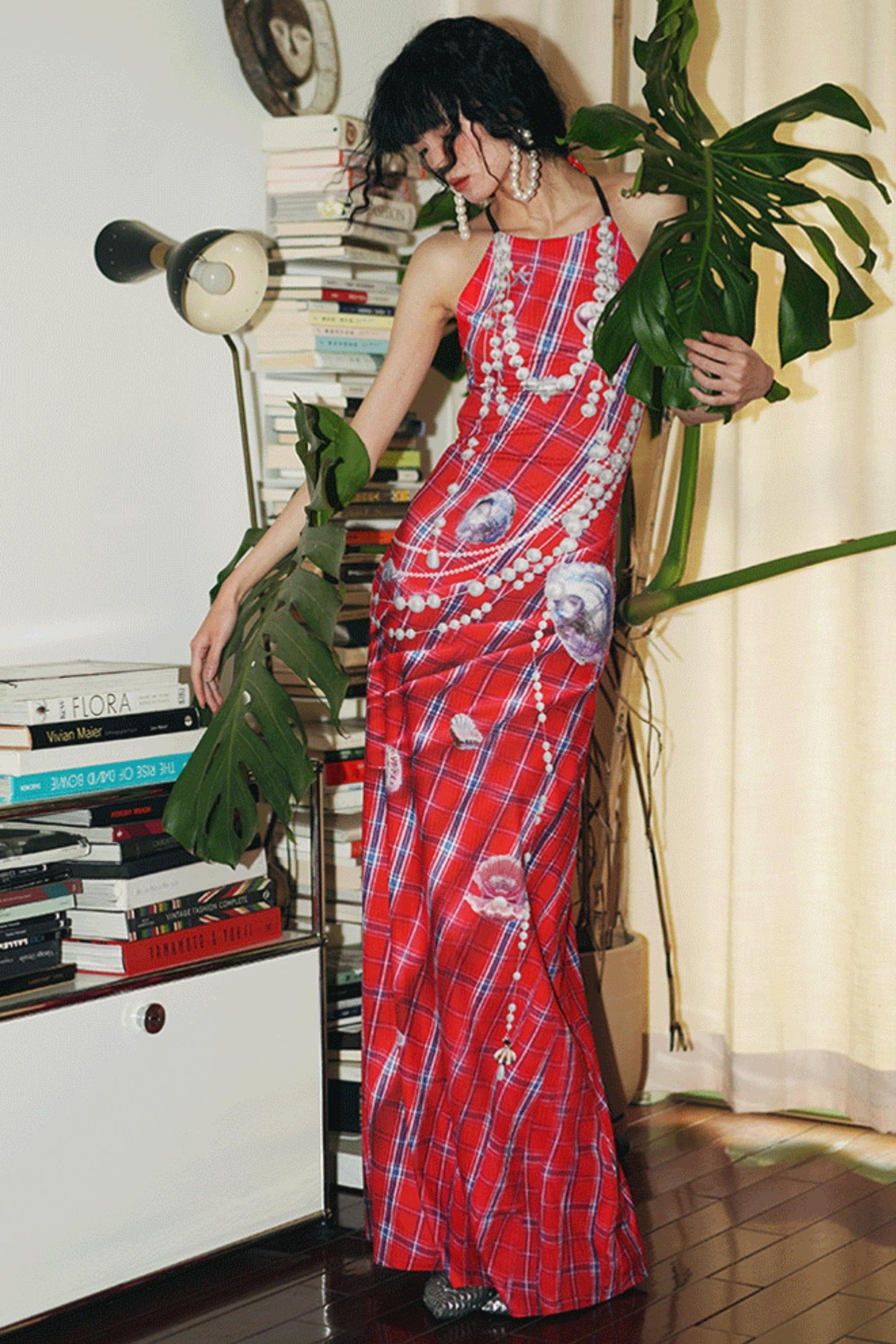 Pearl Backless Dress