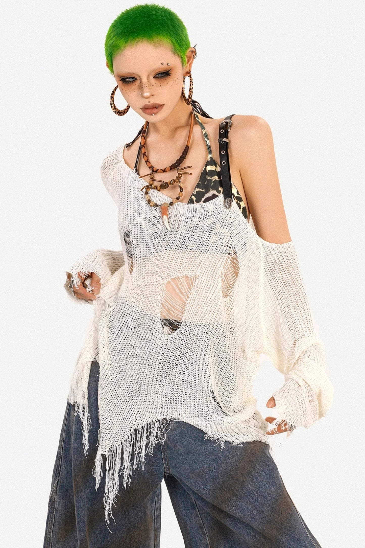 American Design Knitted Smock Top