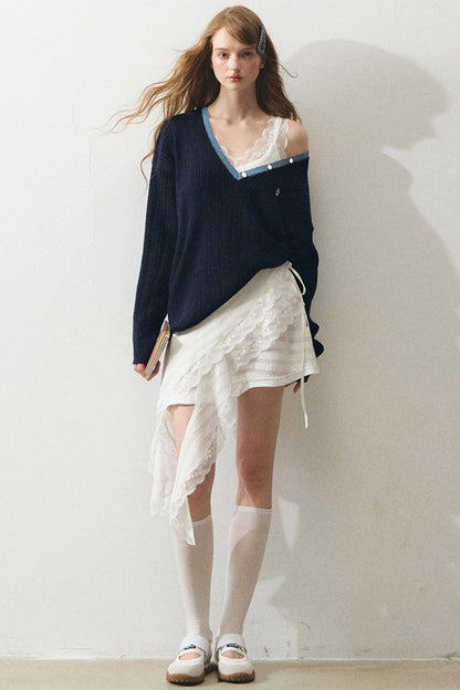 French Mint Sweater Touch Sundress Set-Up