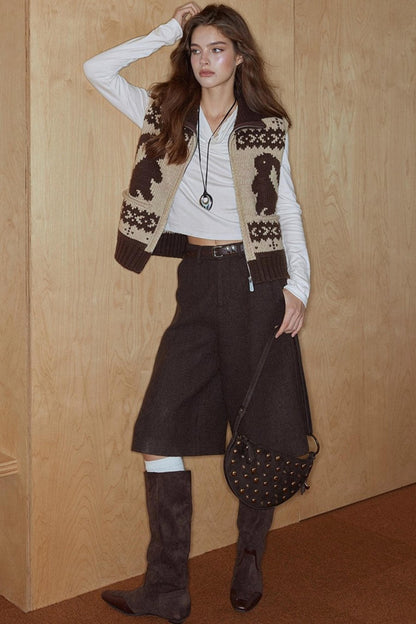 Sea Wool Tweed Pants