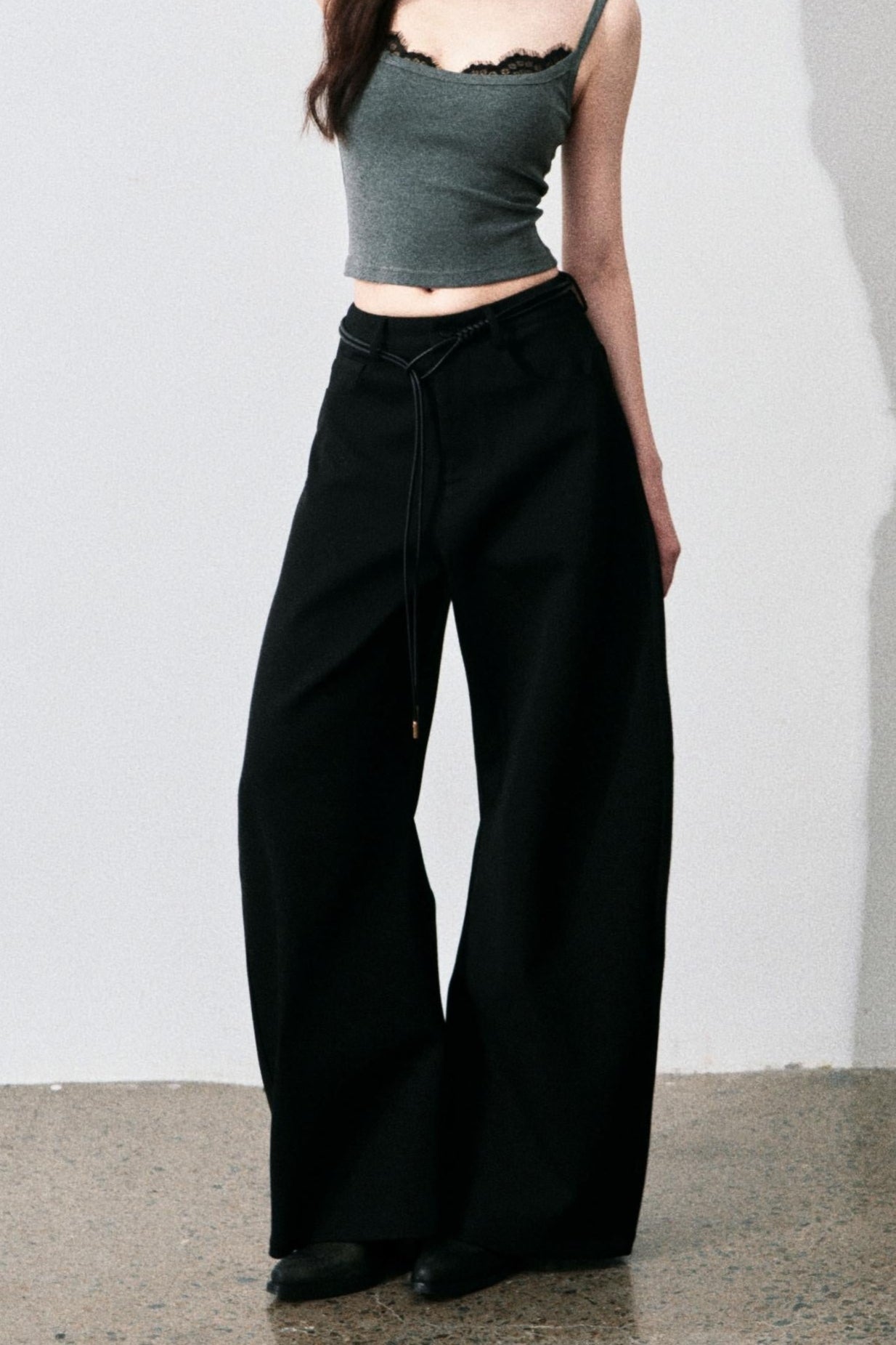 Chic Black Machete Trousers