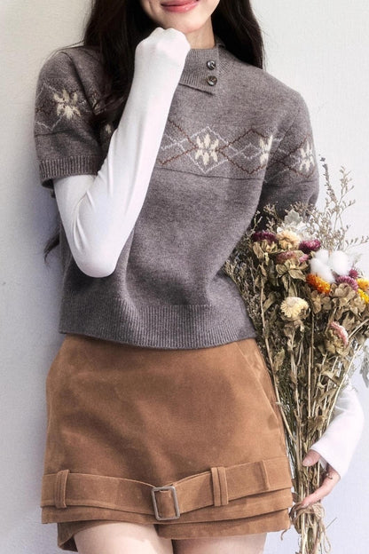 Vintage Fair Isle Knit Sweater