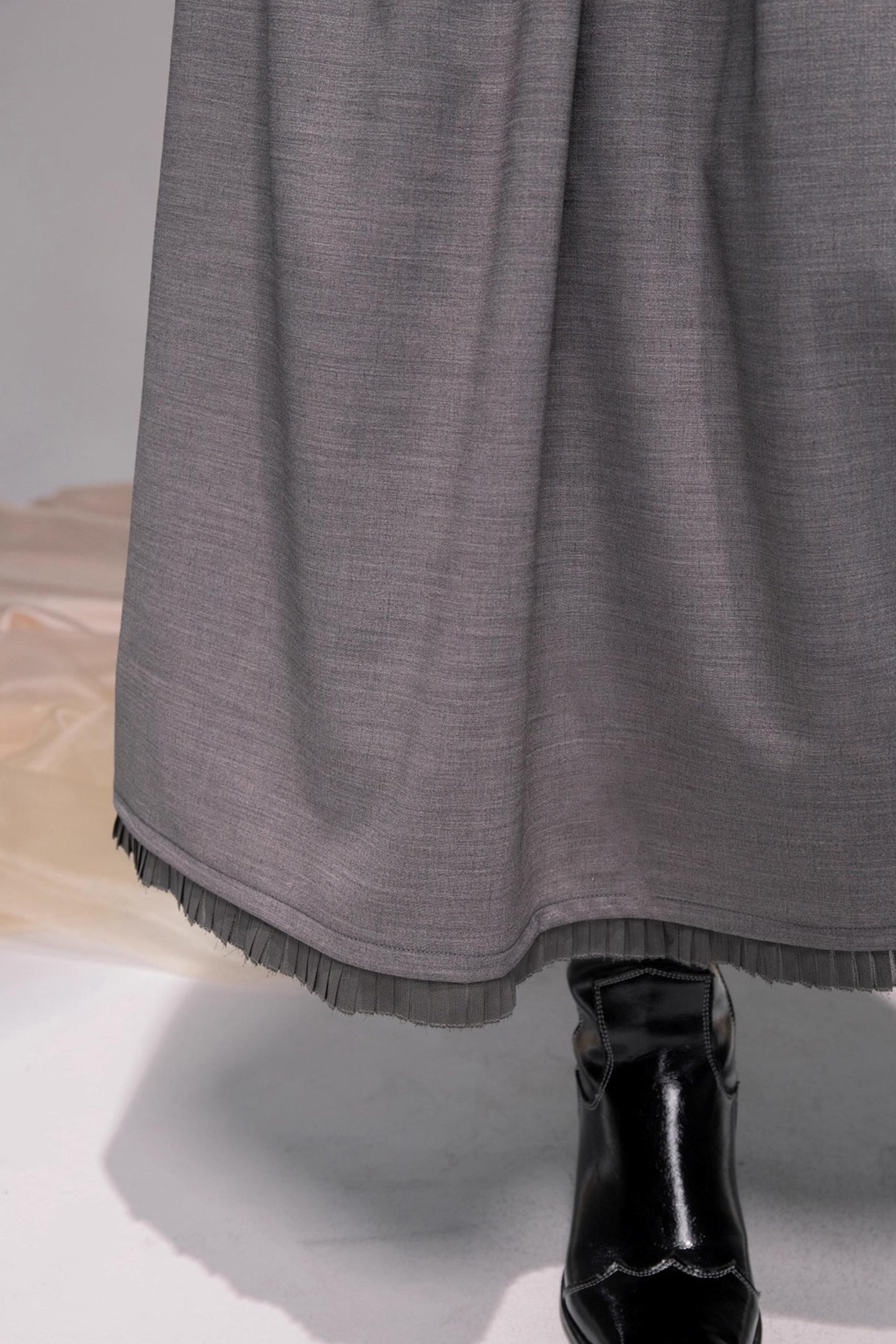 Princess Cloud Gray Suspender Dress