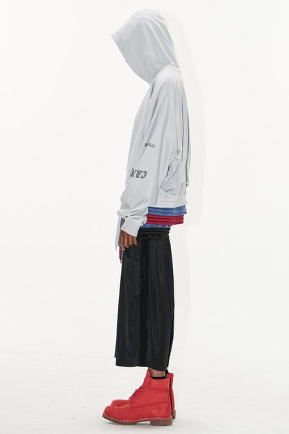 Layered Hooded Sweater Pants