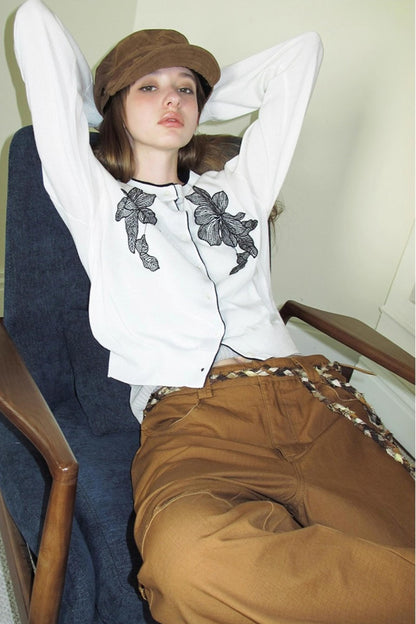 Light Wool Blend Cardigan