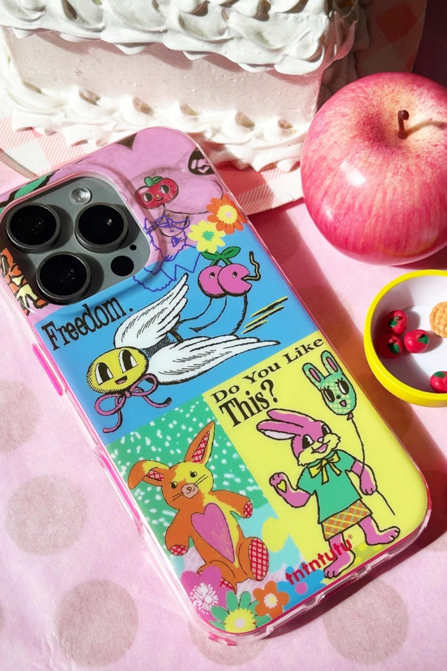 Cartoon Heart iPhone Case