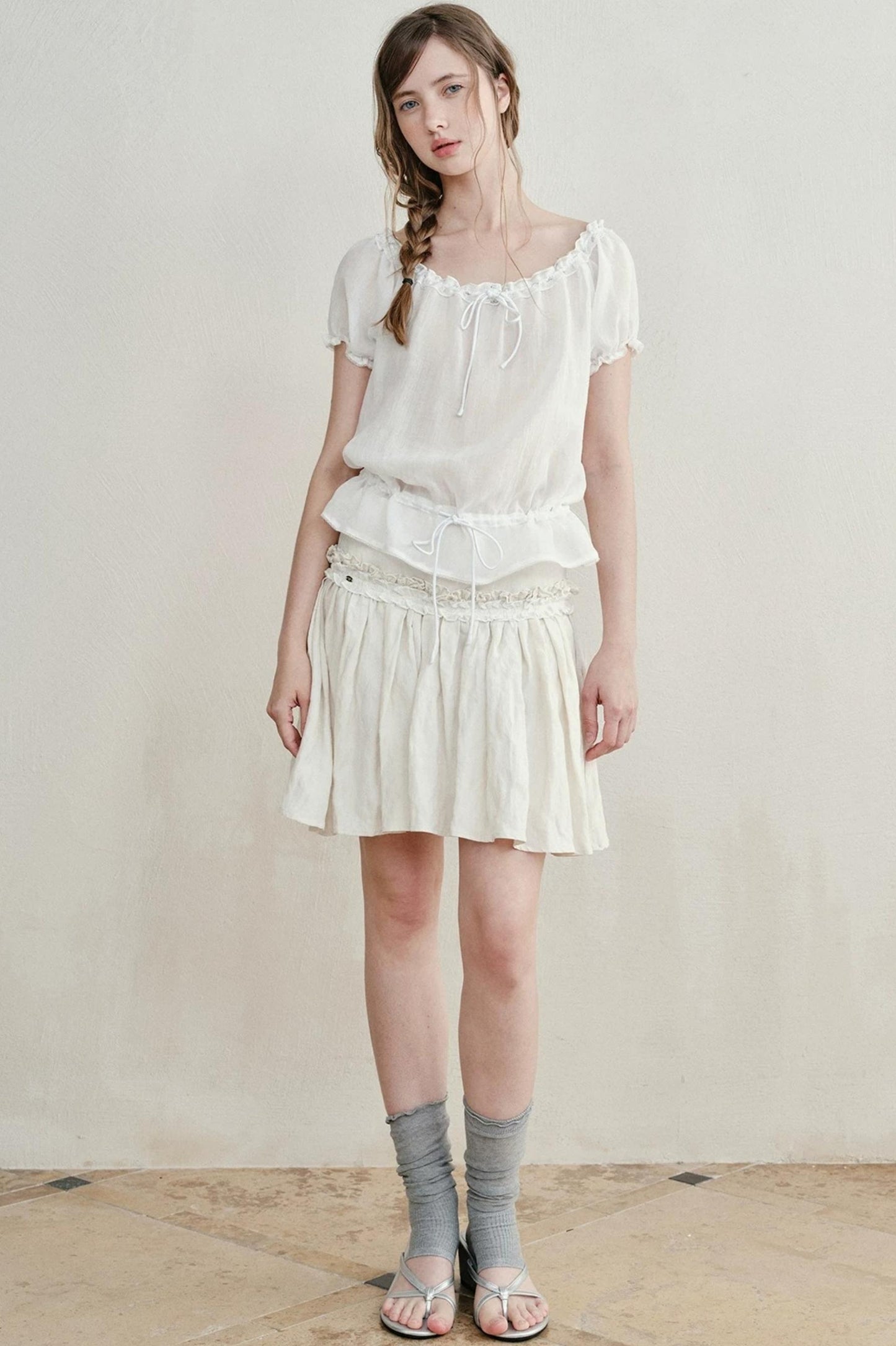 Sweet Lace Ramie Top