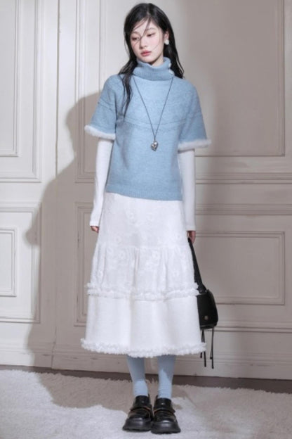 First Snow White Lace Skirt