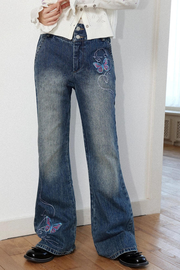 Dream Butterfly Bootcut Jeans