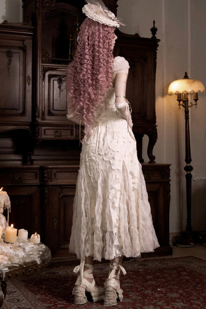 Love Heart Lace Slip Dress