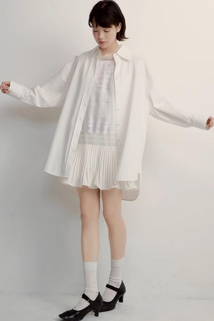 White Boyfriend Shirt