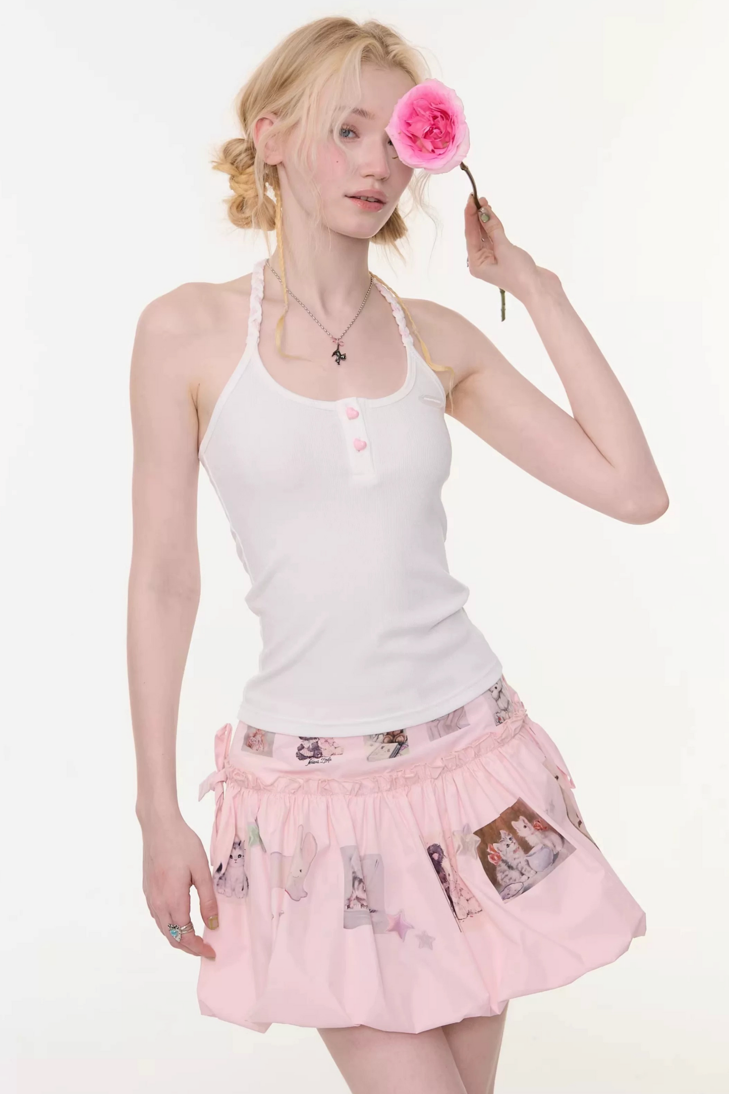 Twist Braid Halter Top