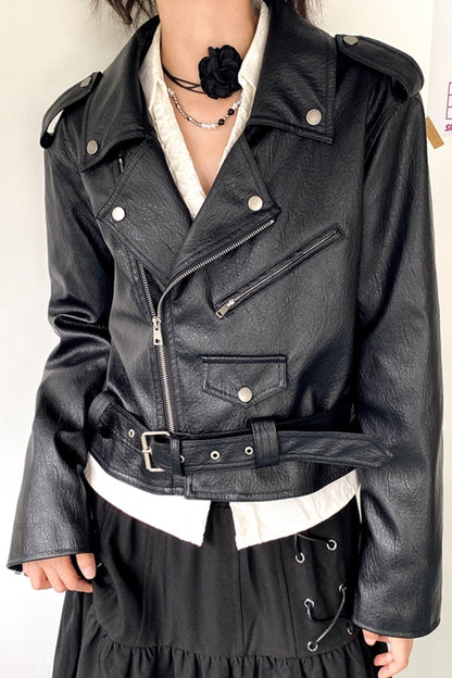 Retro Style Biker Jacket