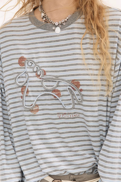 Pony Embroidered T-Shirt