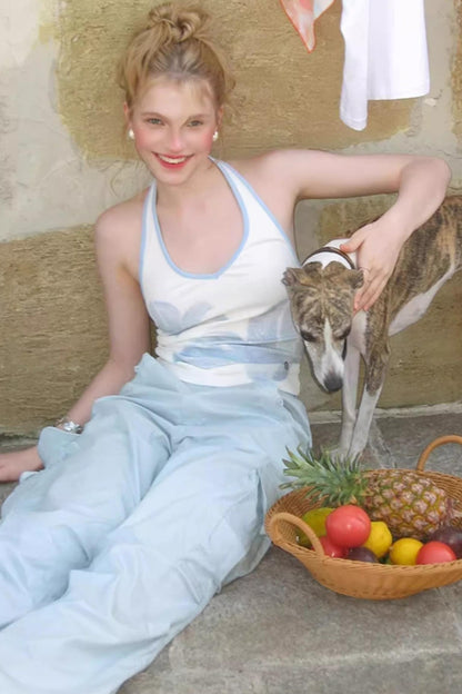 Wide-leg Cargo Pants