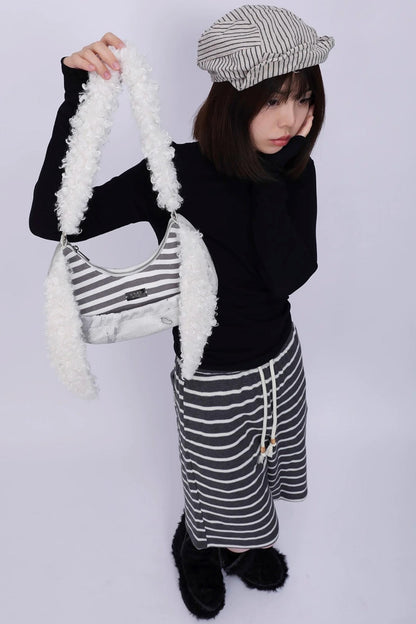 Rabbit Plush Crossbody Bag
