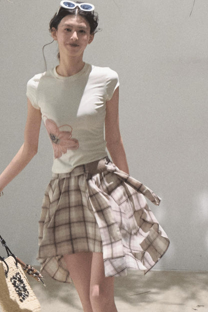 Begonia Bloom Slim Fit T-Shirt