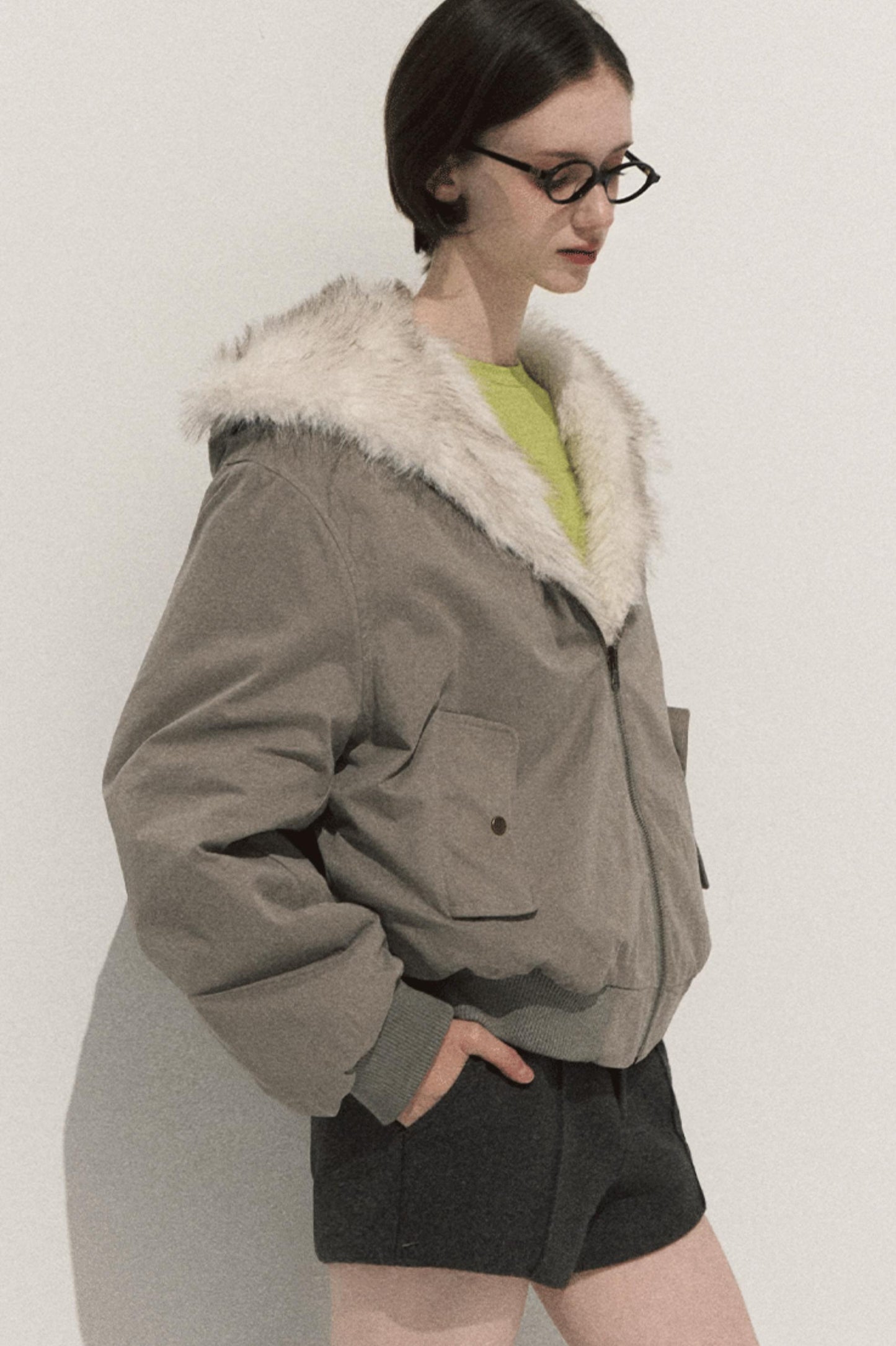 Night Pine Wool Shorts