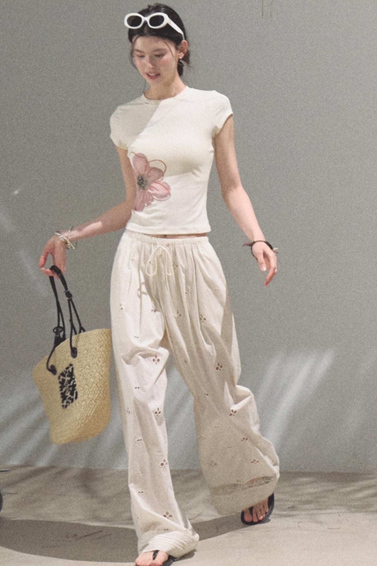 Begonia Bloom Slim Fit T-Shirt