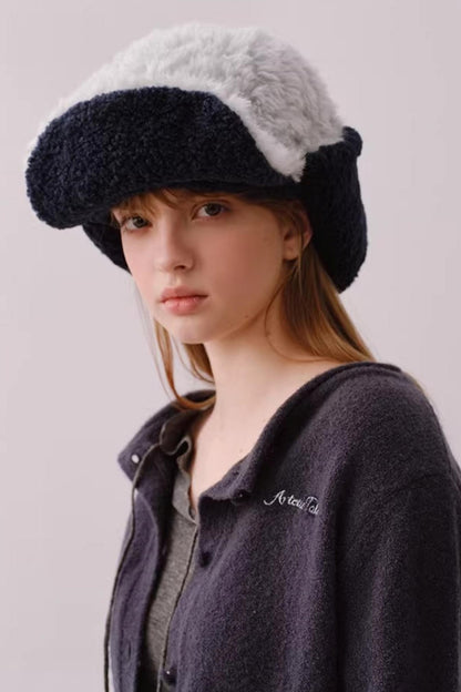 Reversible Plush Lei Feng Hat