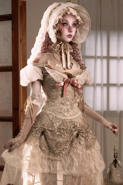 Eros Poetry Vintage One-Shoulder Mesh Top